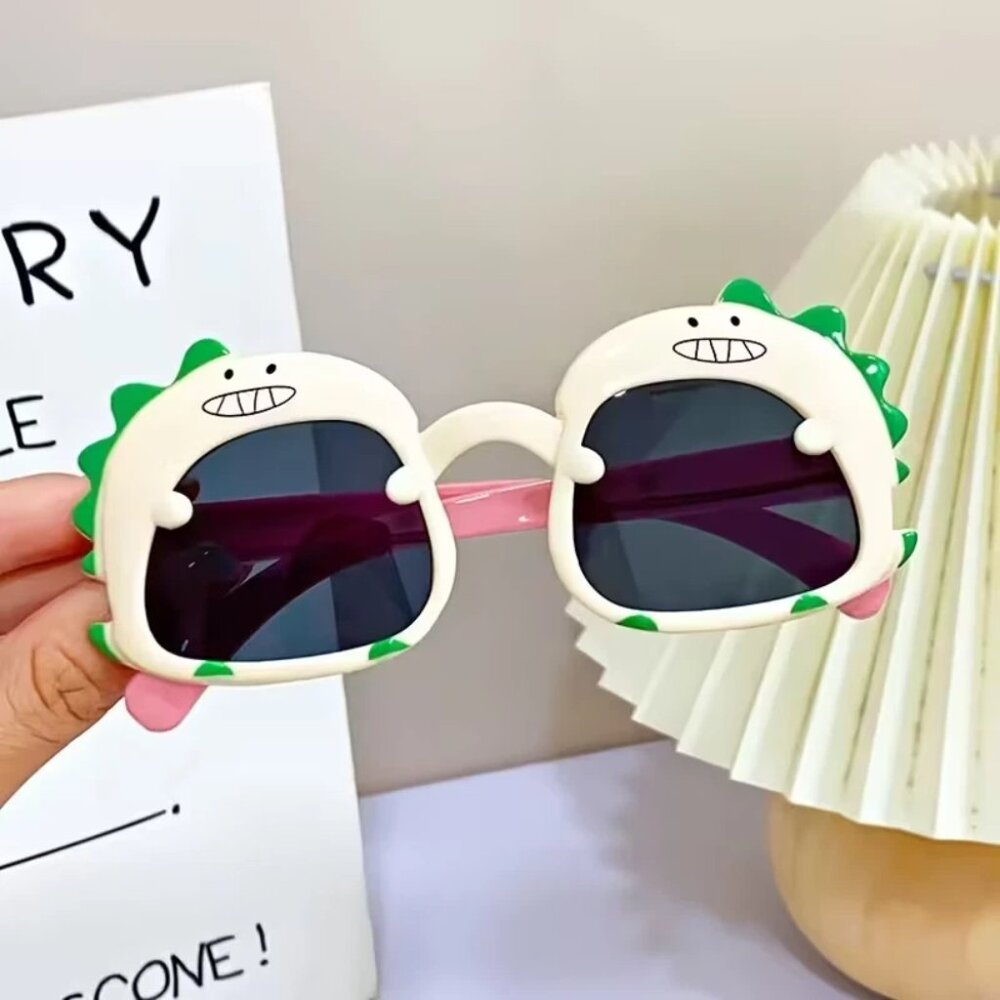 Kids Cute Dinosaur Cartoon Sunglasses – Fun  Protection Shades Protective Closed